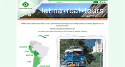 Desktop Screenshot of latinarealtours.com