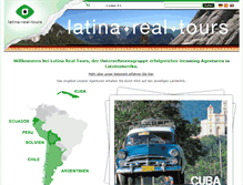 Tablet Screenshot of latinarealtours.com